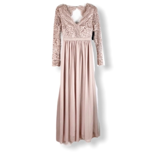 [Lulus] NWT Awaken My Love Lace Maxi Dress - Picture 8 of 9